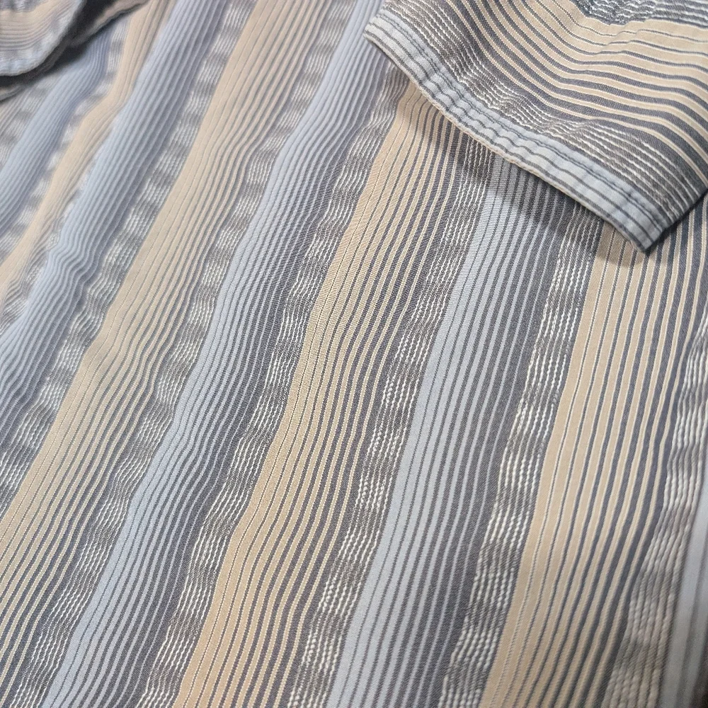 The North Face Men's L Striped Button-Up Vintage‎ Style